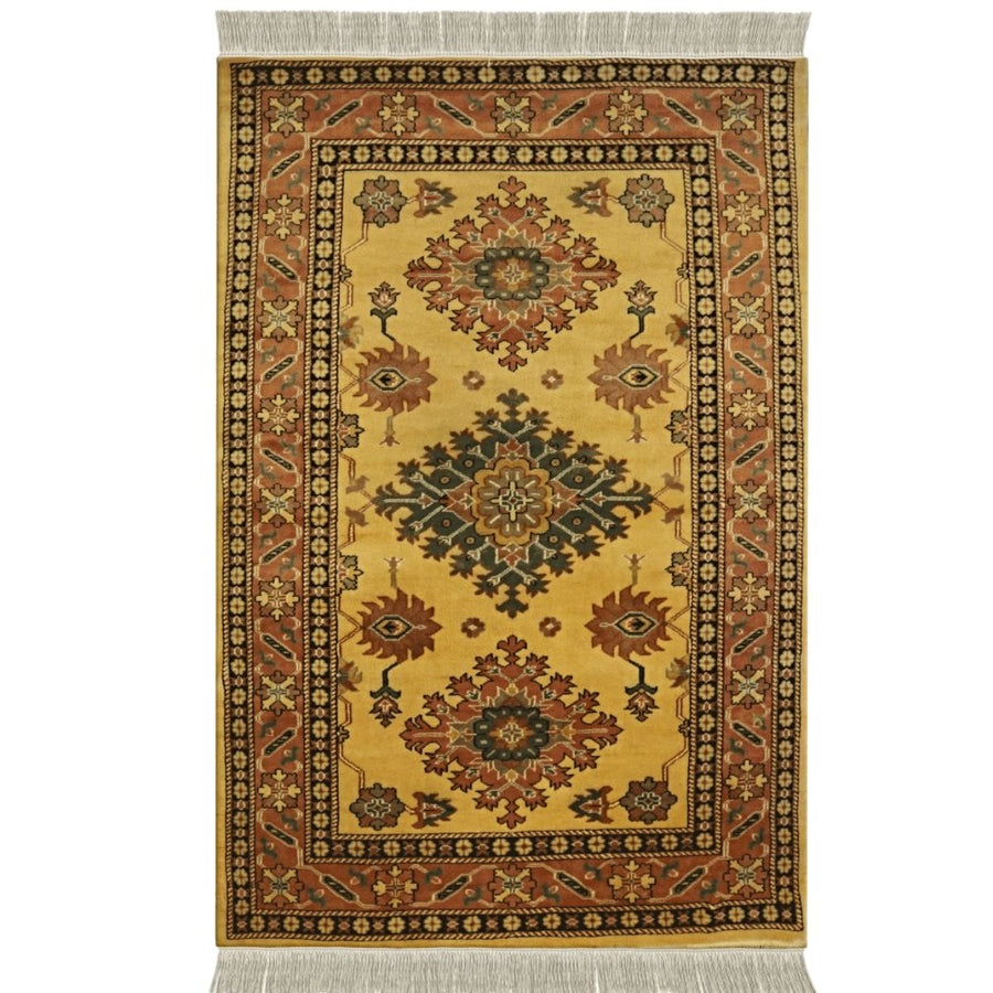 Pakistani - 4 x 6 - Persian Design Double Knot Carpet - Imam Carpets - Online Shop