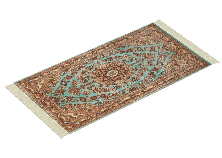 Pakistani - 4.10 x 2.10 - Persian Design Single Knot Carpet - Imam Carpets - Online Shop