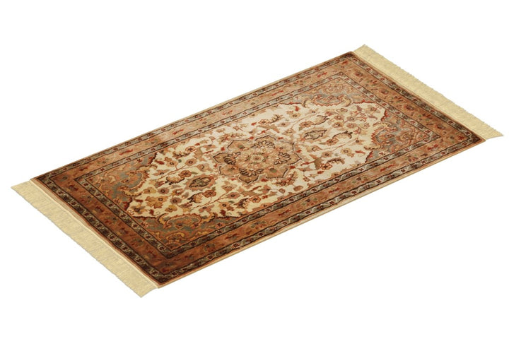 Pakistani - 4.5 x 2.6- Persian Design Single Knot Carpet - Imam Carpets - Online Shop