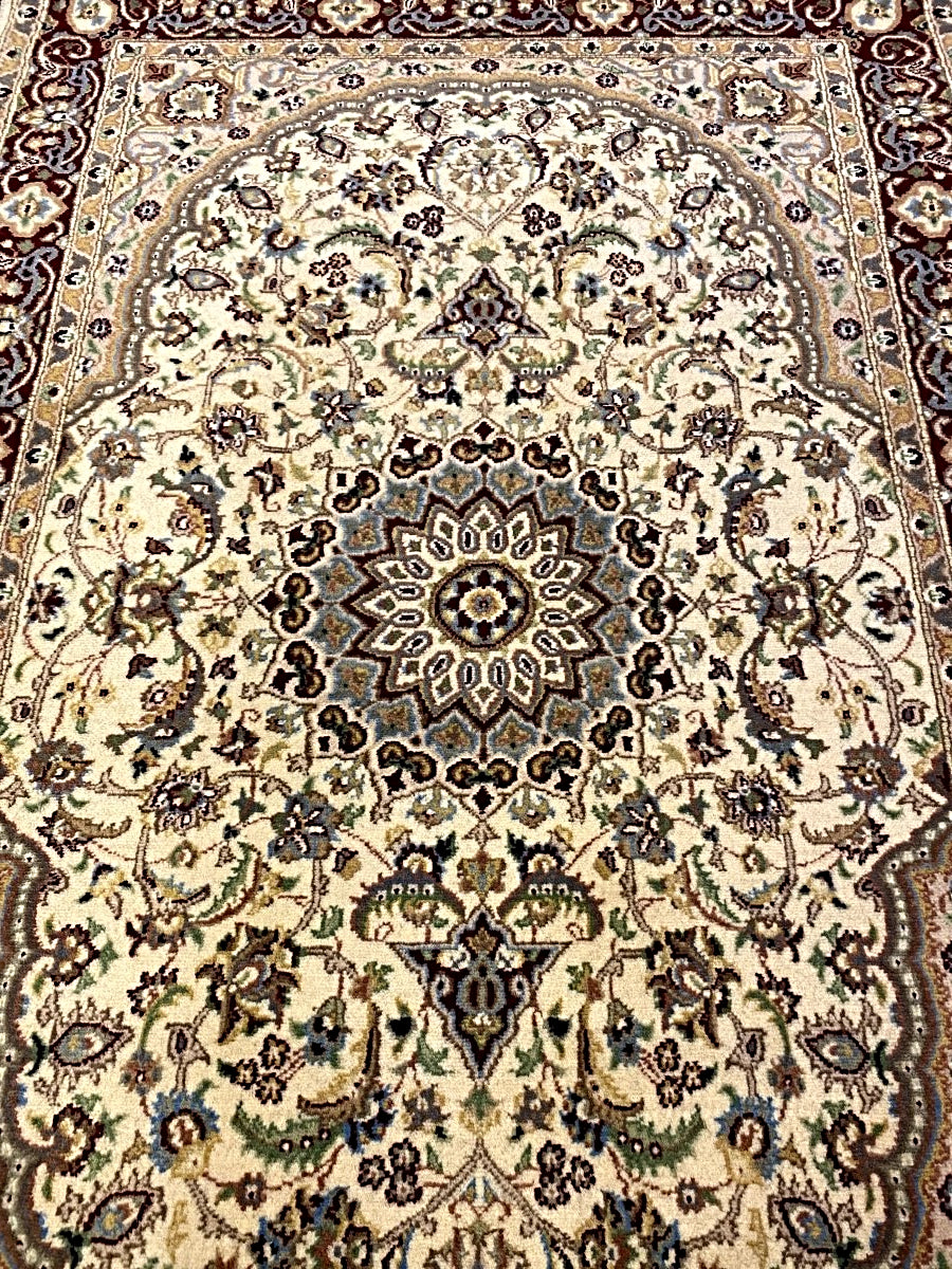 Pakistani - 6.1 x 4.1- Persian Design Double Knot Carpet - Imam Carpets - Online Shop