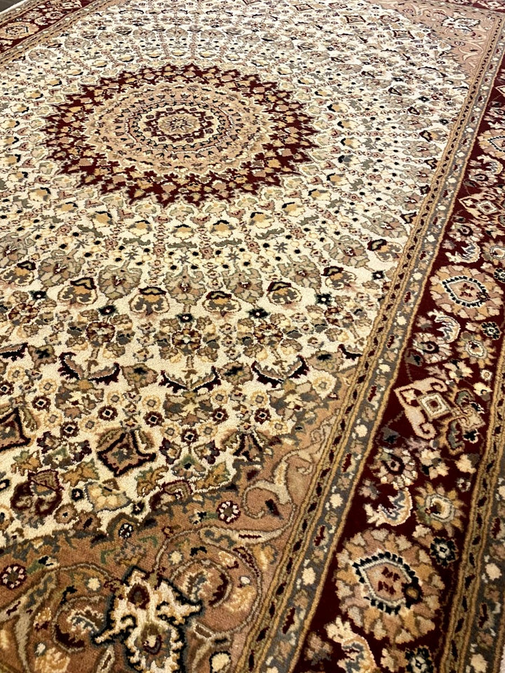 Pakistani - 9.2 x 6- Persian Design Double Knot Carpet - Imam Carpets - Online Shop