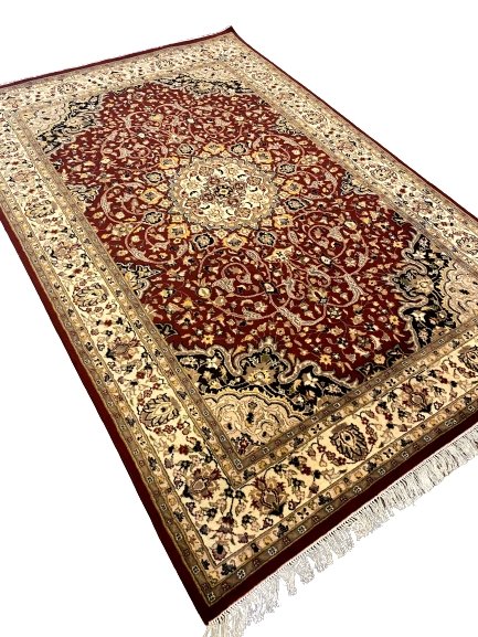 Pakistani - 9.3 x 6 - Persian Design Double Knot Carpet - Imam Carpets - Online Shop