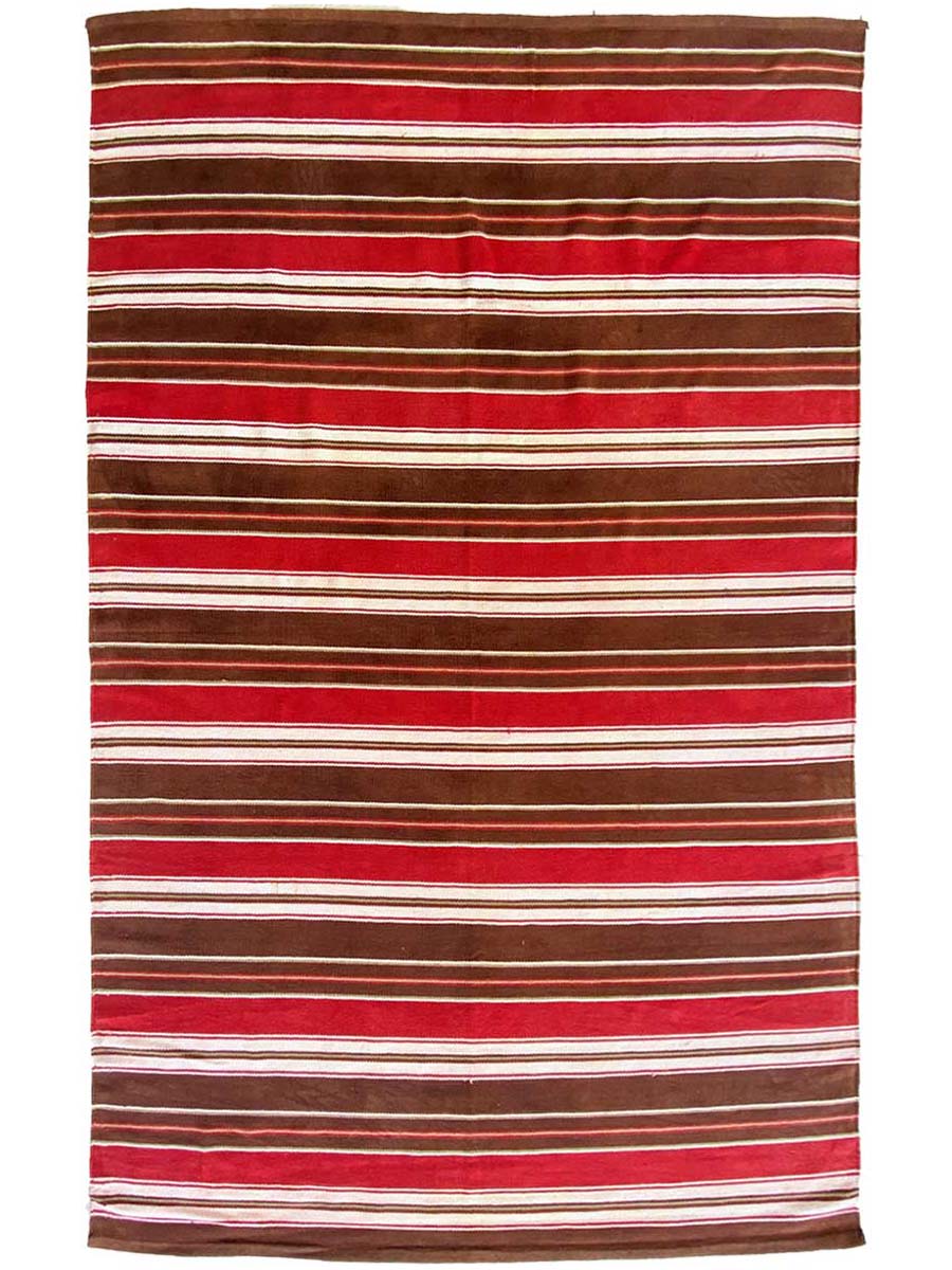 Red Stripe Rug - Size: 7.3 x 4.9 - Imam Carpet Co