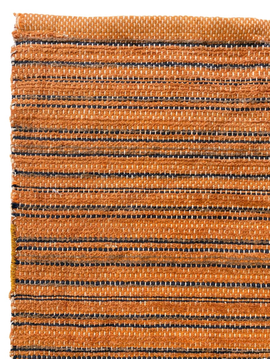 Rust Stripe Rug - Size: 6.2 x 4.3 - Imam Carpets Online Store