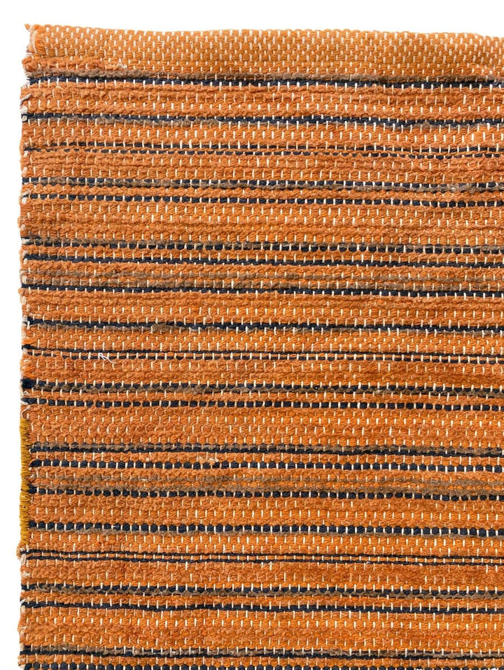 Rust Stripe Rug - Size: 6.2 x 4.3 - Imam Carpets Online Store