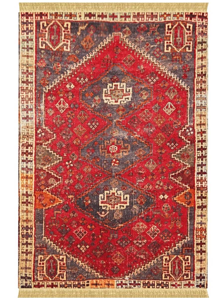 Shirazi Tribal Rug - Size: 4.11 x 3.10 - Imam Carpet Co