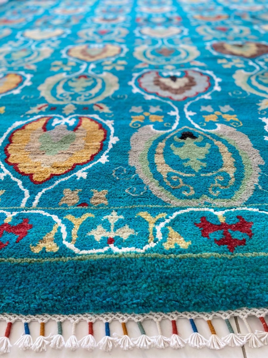 Suzani Rug - Size: 10 x 8.2 - Imam Carpets Online Store