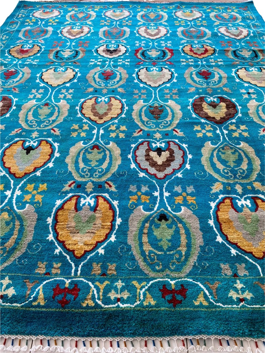 Suzani Rug - Size: 10 x 8.2 - Imam Carpets Online Store