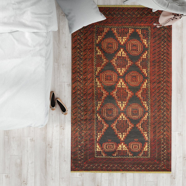 Tribal - 3.11 x 6.3 - Hirati Handmade Carpet - Imam Carpets - Online Shop