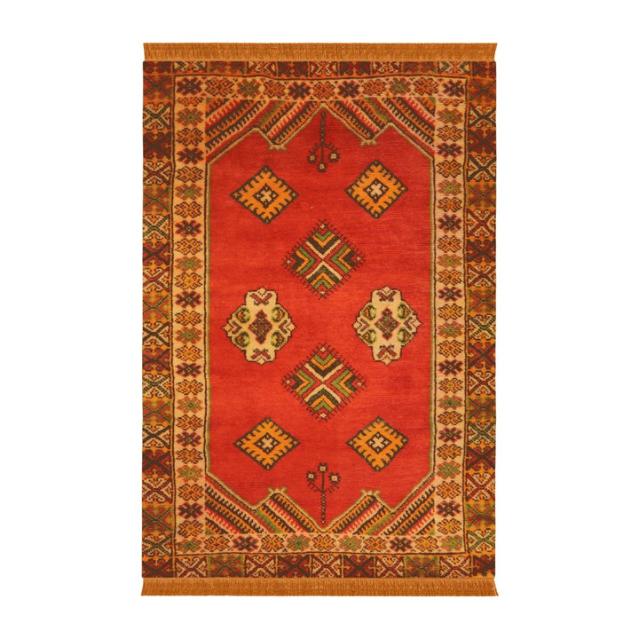 Tribal - 3.6 x 5 - Afghani Handmade Carpet - Imam Carpets - Online Shop