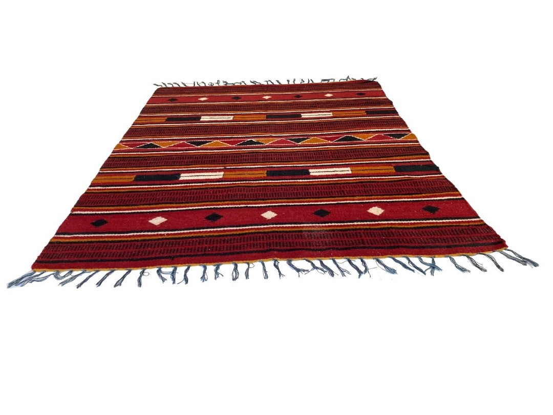 Tribal Dhurrie - Size: 6.3 x 4.11 - Imam Carpet Co. Home