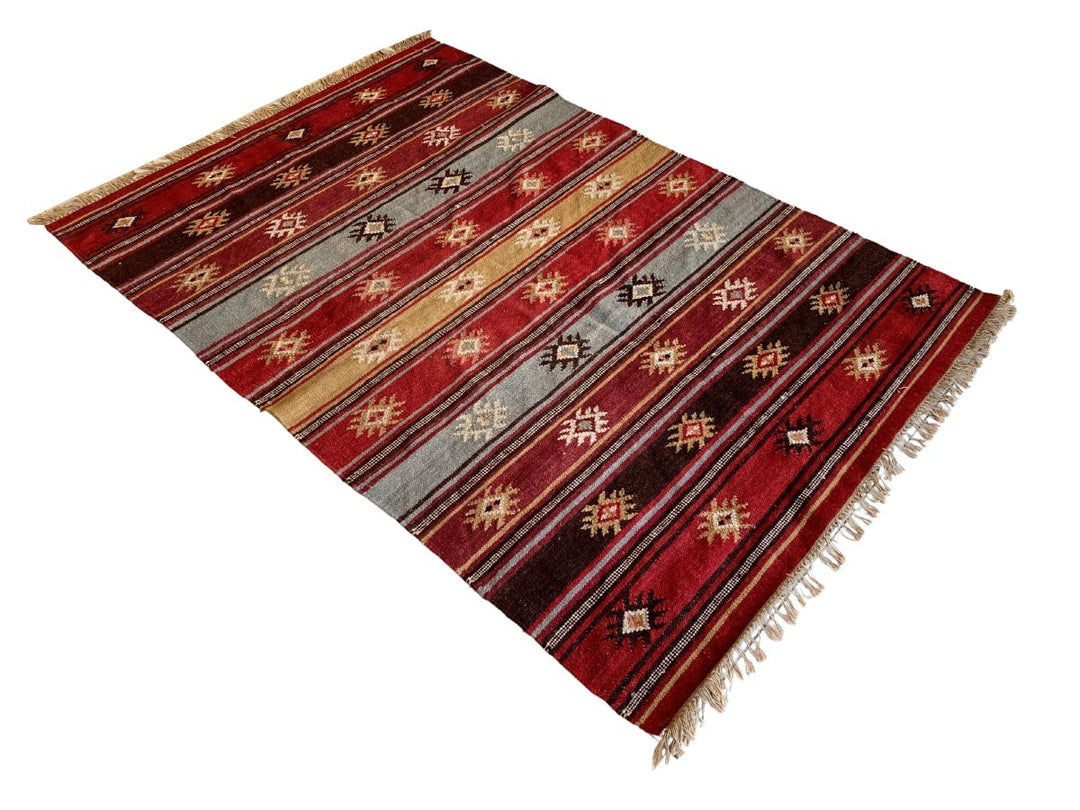 Zanskar Kilim - Size: 5.11 x 4.2 - Imam Carpet Co. Home