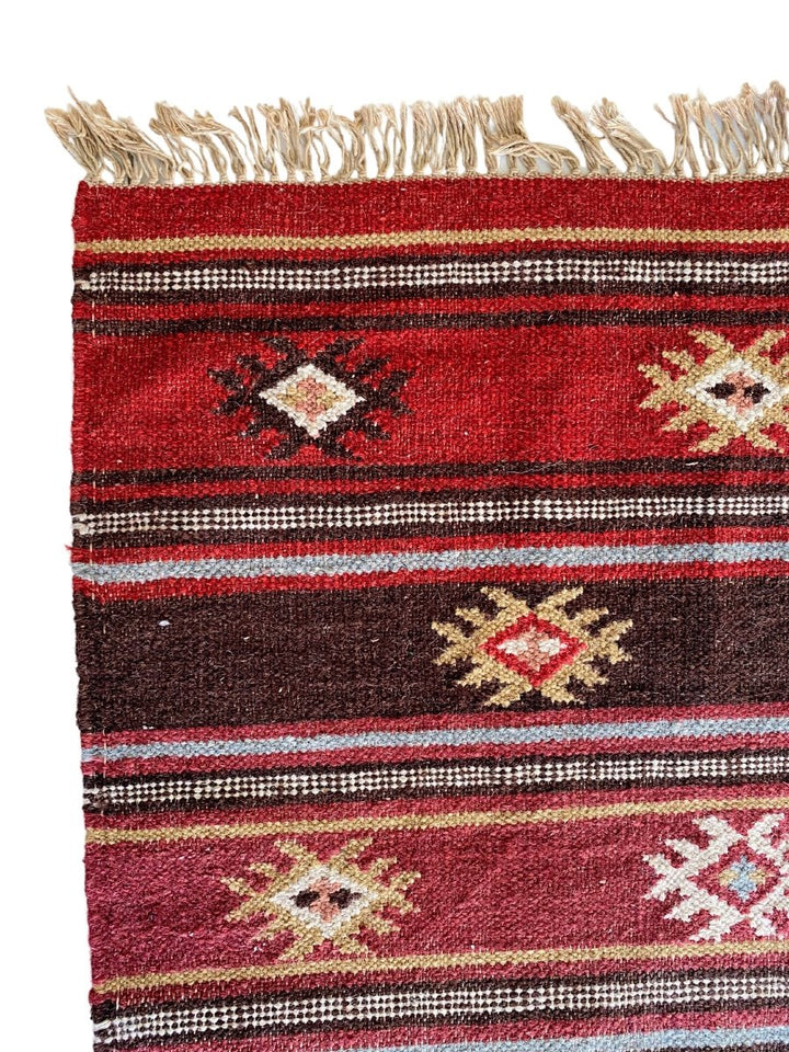 Zanskar Kilim - Size: 5.11 x 4.2 - Imam Carpet Co. Home