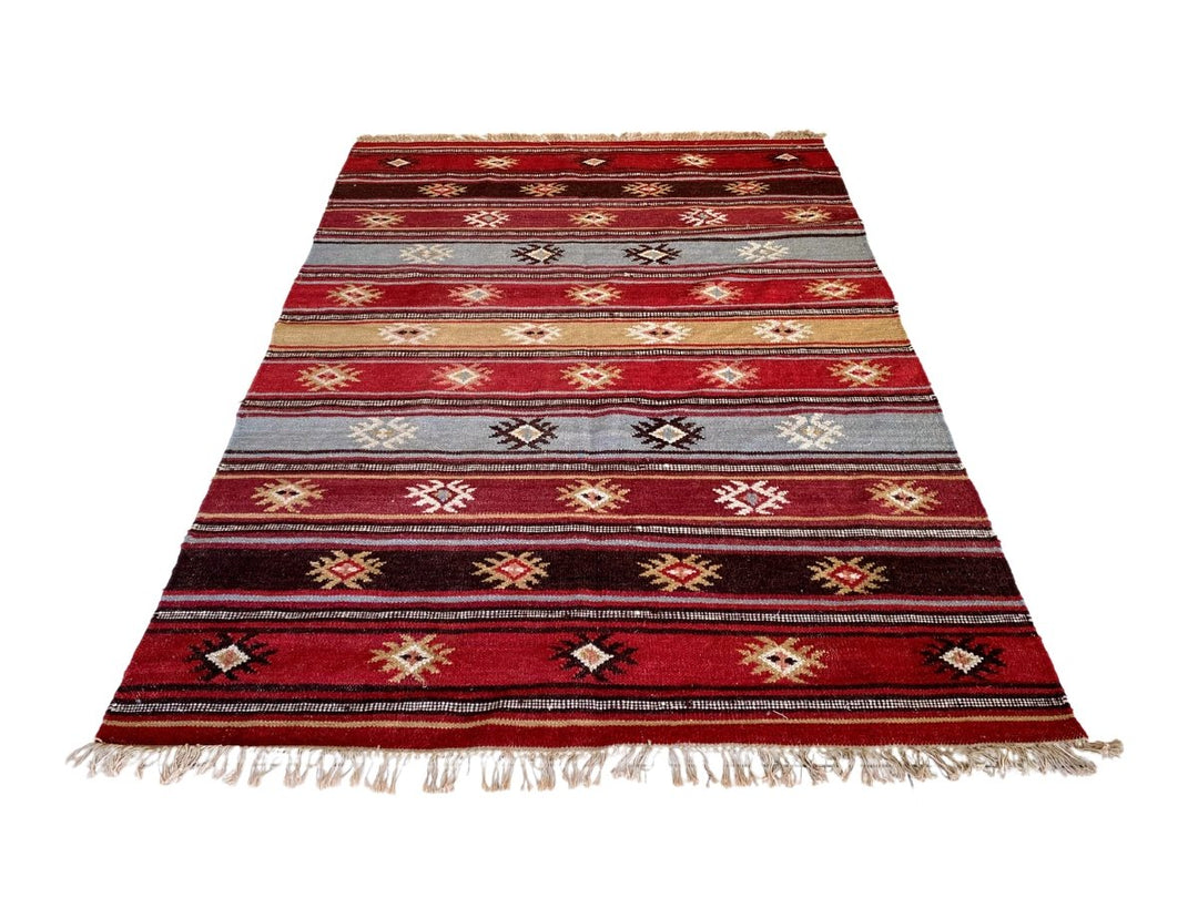 Zanskar Kilim - Size: 5.11 x 4.2 - Imam Carpet Co. Home